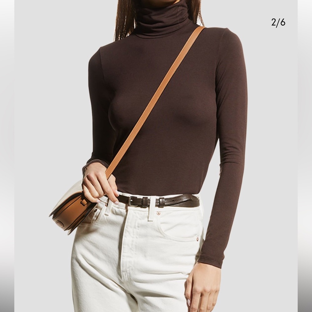 Majestic filatures viscose jersey turtleneck